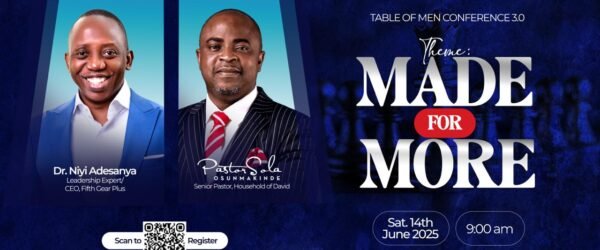 Table of Men Made for More