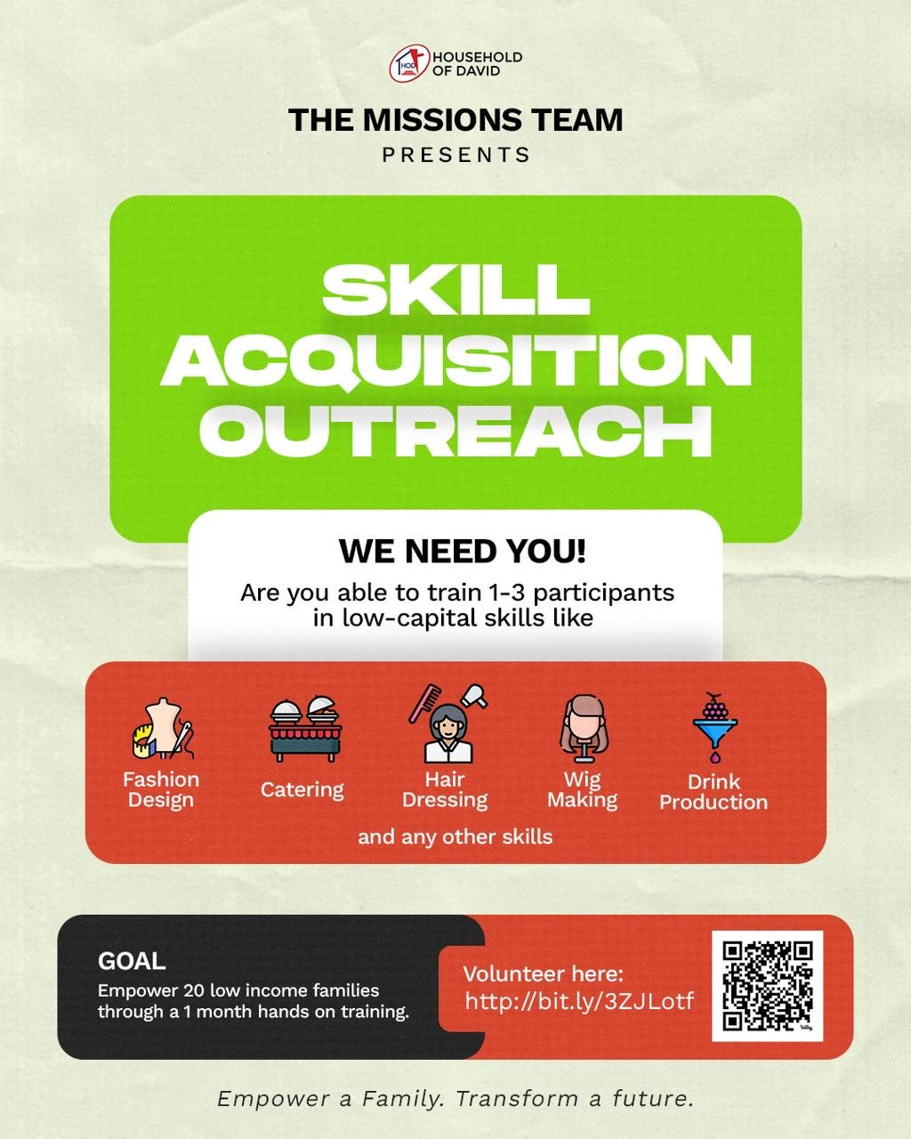 SKILL ACQUISITION OUTREACH